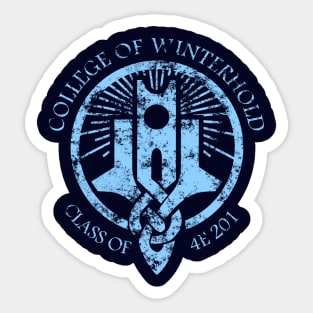 College of Winterhold Class of 4E 201 Sticker